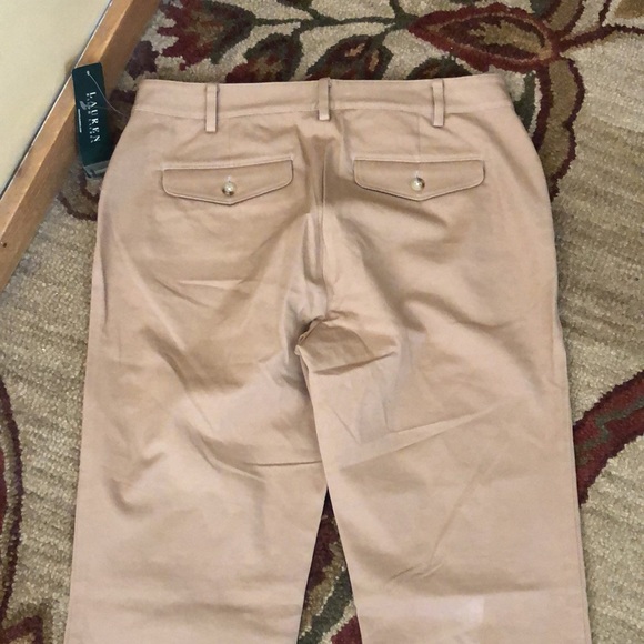 RALPH LAUREN Size 10 Classic Equestrian Flat-Front Cozy Trouser Stretch $100 NEW - Picture 11 of 12